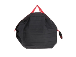 Bolsa de Compras Feminina Grande, Dobrável e Reutilizável, Preta. GOKOCO