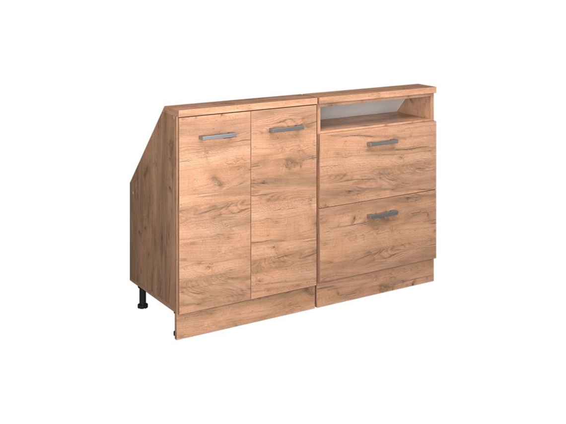 Móvel Sob Medida Linha R, 120cm Conjunto de 2, Carvalho Dourado, VICCO