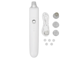 Extractor De Pontos Negros Aspirador De Poros Com 3 Potências De Sucção Limpeza Profunda Limpiador Facial Elétrico Com 4 Sondas Substituíveis