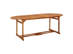 Dining Table, Dining Tables Vidaxl Marrom Madeira De Acácia (220 X 90 X 75 Cm)