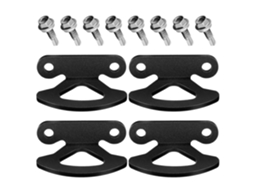 Conjunto De 4 Ganchos De Amarração Para Plataforma De Caminhão Com Parafusos, Compatíveis Com Reboques E Autocaravanas.
