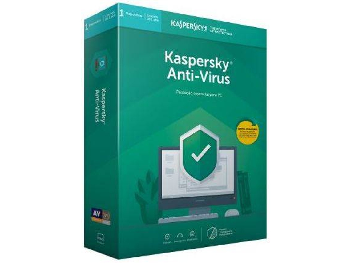 Software KASPERSKY Anti-virus (1 Dispositivo - 1 ano - PC)