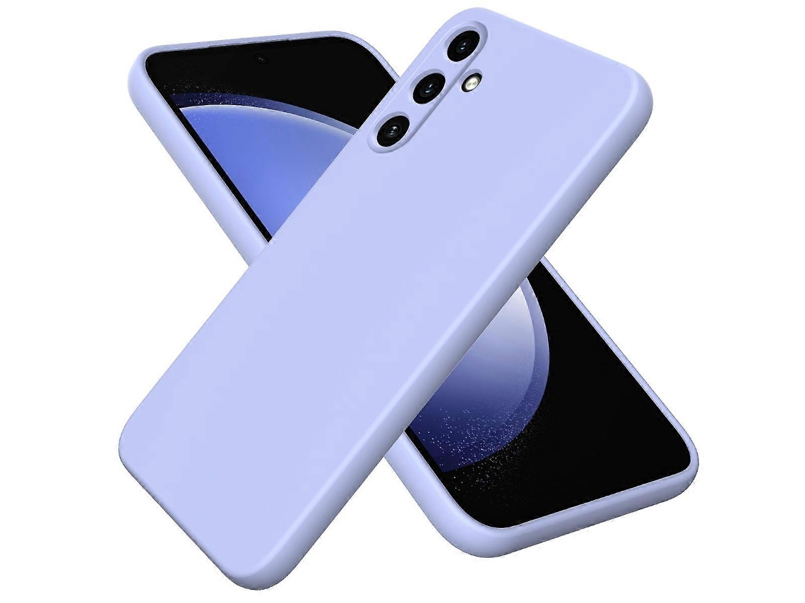 Capa De Celular De Silicone Líquido De Cor Pura À Prova De Choque Com Cobertura Total