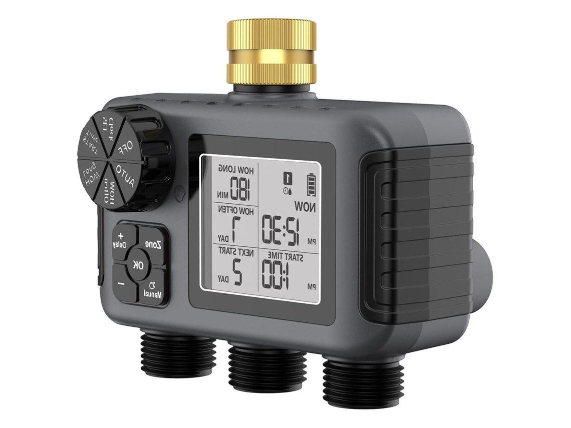 Sistema Automático De Irrigação Para Jardim Com Temporizador