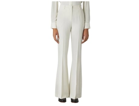 Calças De Mulher Tru Trussardi Trussardi Elegantes Largas 68 Wiskoza|32 Welna (m)