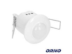 Detetor De Movimentos Pir para Encastrar ORNO Branco