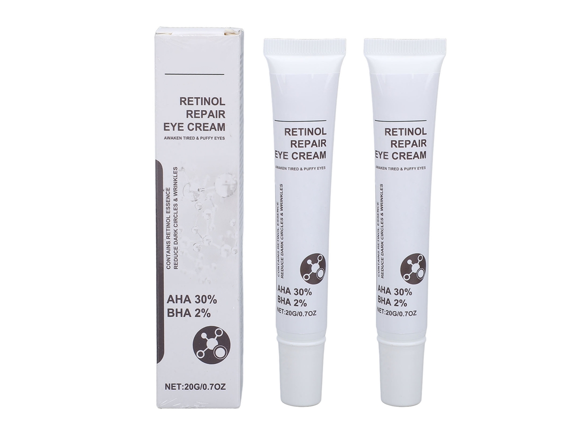Crema De Ojos Com Retinoides 2 Unidades 0.7 Onça Reduz Linhas Finais Anti-idade Repara Rugas Círculos Escuros