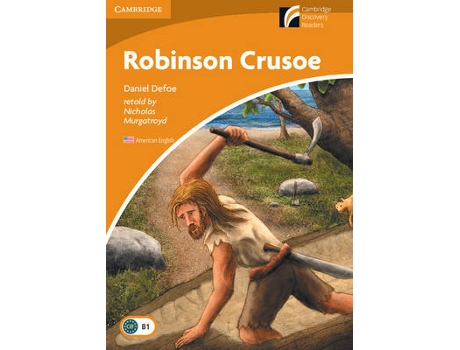 Livro robinson crusoe level 4 intermediate american english de adapted by nicholas murgatroyd (inglês)