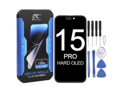 Tela Oled Rígida Jk Para Iphone 15 Pro