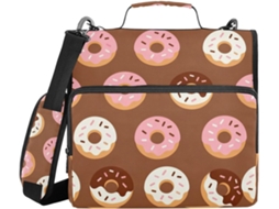 Organizador de Arquivos com 3 Argolas e 1,5 Bolsos com Diversas Bolsas, Organizador de Documentos ou Ensino