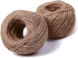 Rolo De Barbante De Juta De 3 Fios, 1,8 Mm, 120 Metros Para Floricultura E