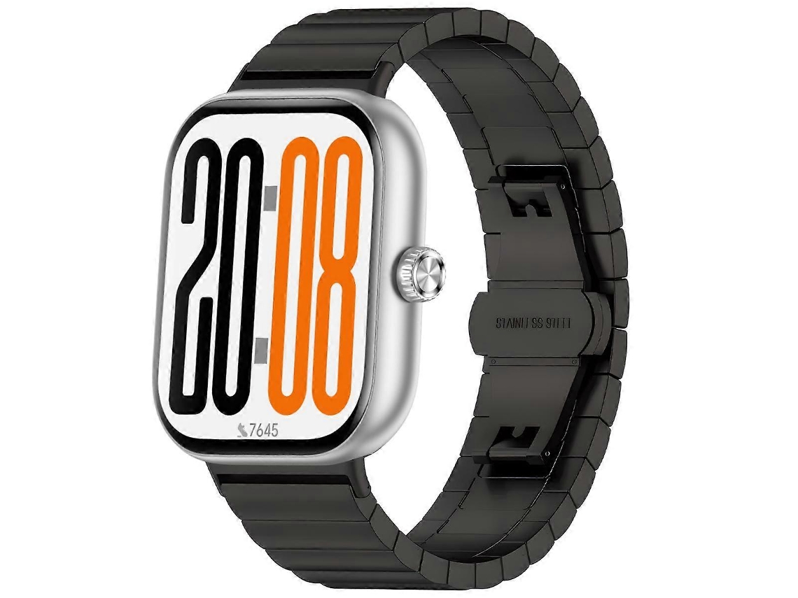 Pulseira De Aço Inoxidável Com Fecho Borboleta De Uma Conta Para Relógio Honor X5