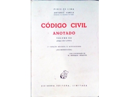 Livro Código Civil Anotado, Volume Iii . 2.ª Edição De Fernando Andrade Pires De Lima E João De Matos Antunes Varela (português)