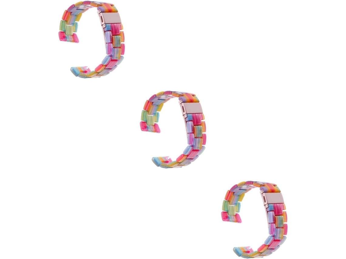Conjunto De 3 Pulseiras Com Fecho Para Relógio Inteligente,