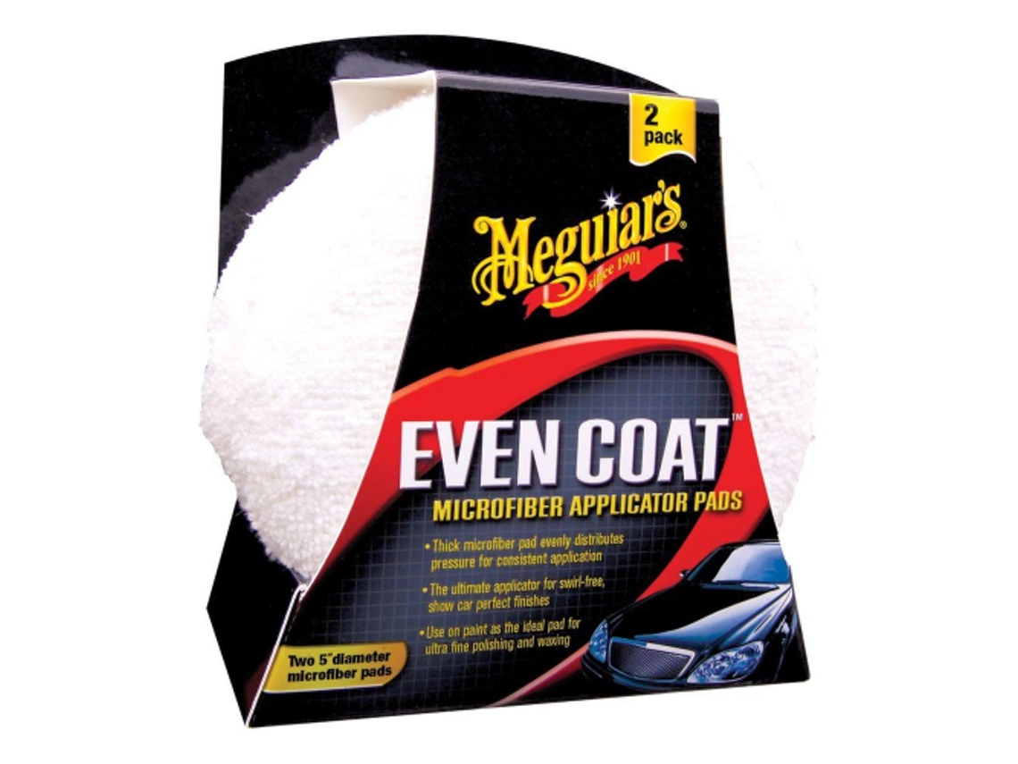 Embalagem 2 esponjas de microfibra Meguiars Even Coat