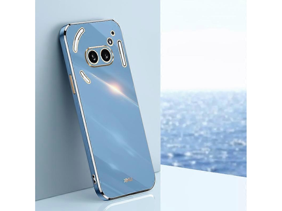 Capa Para Celular For Nothing Phone 2a Xinli Straight Edge 6d Electroplate Tpu