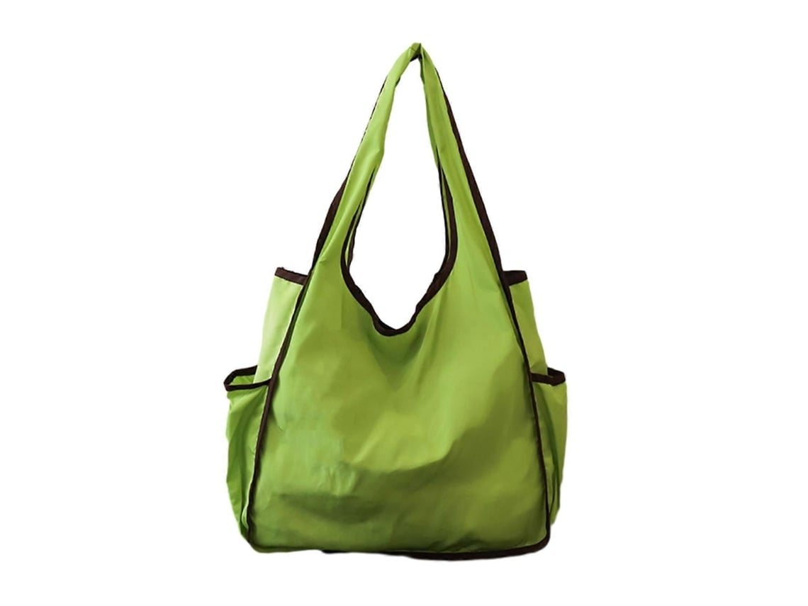 Sacola de Compras Dobrável e Reutilizável, em Nylon Impermeável, com Grande Capacidade para Compras, Presentes e Muito Mais. GOKOCO