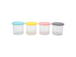 Potes Reutilizáveis de Sorvete 4pcs 600ml para Máquinas NC299AMZ NC300S | MARCA