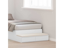Vidaxl Gavetas De Cama Branco 80 X 36,5 X 16,5 Cm Madeira Processada