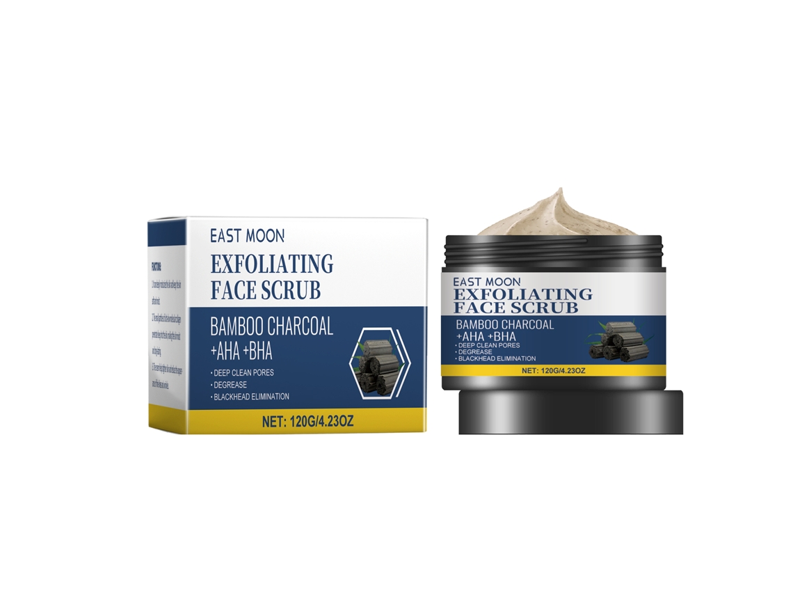 Gel Exfoliante Facial Carvão Ativado Limpeza Profunda