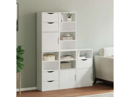 Móveis De Apoio 5 Pcs Odda Pinho De Madeira Maciça Branco Lovely Home