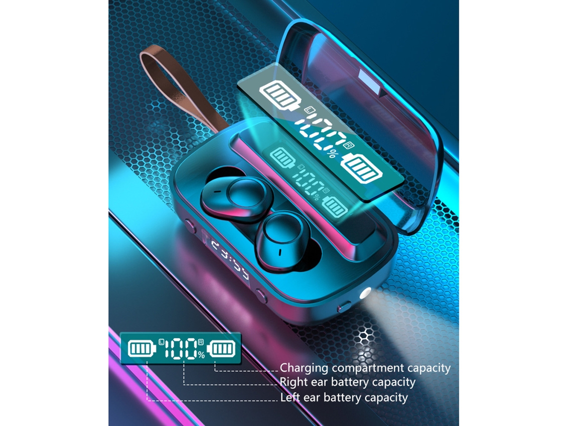 Fones de Ouvido Sem Fio EOOCOO (bluetooth 5.0, Som Estéreo 9d)