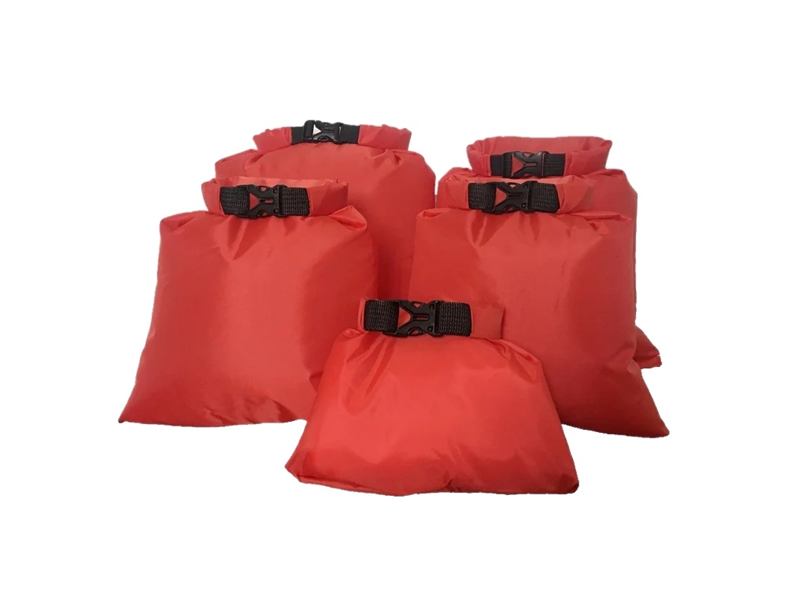 Mochila, Impermeável, Leve E Portátil, Vermelho 5pcs