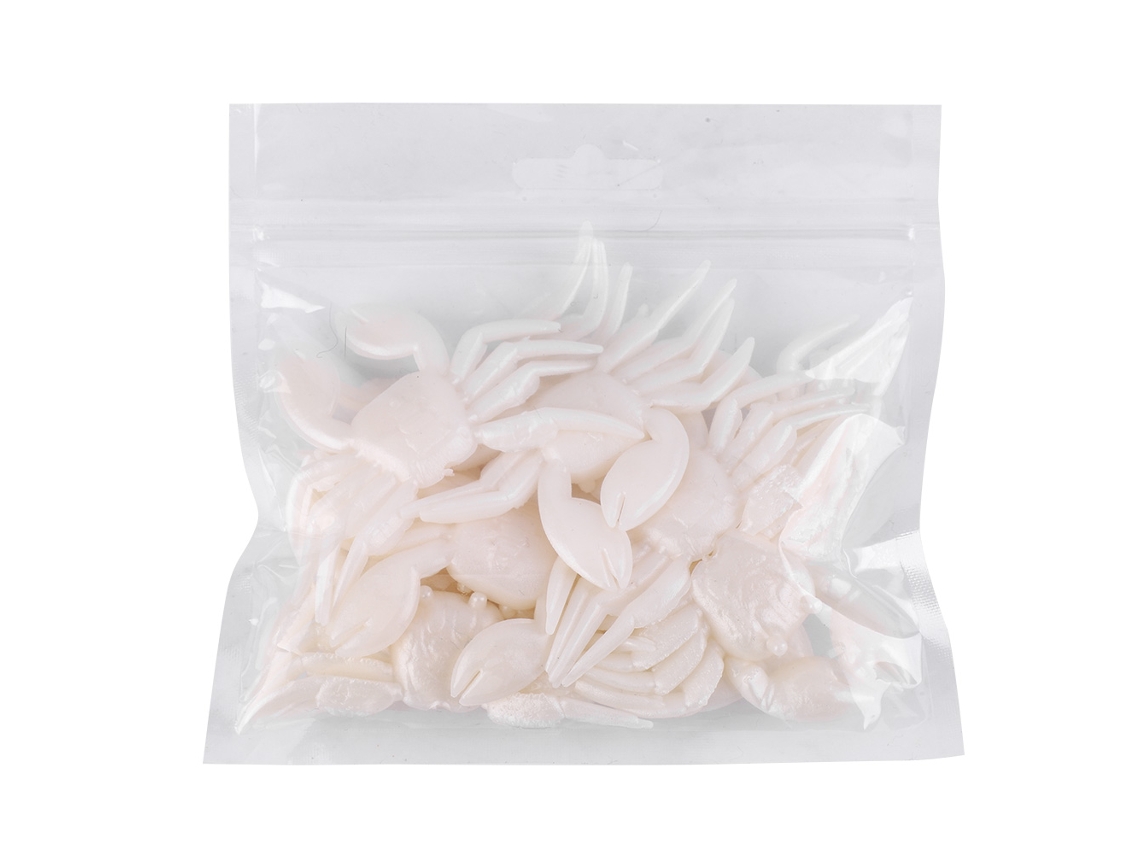 Crab-shaped Lure Soft Bait (sea Fishing And Freshwater Fishing 3d Simulation To Attract Fish) 10 Pieces Per Pack