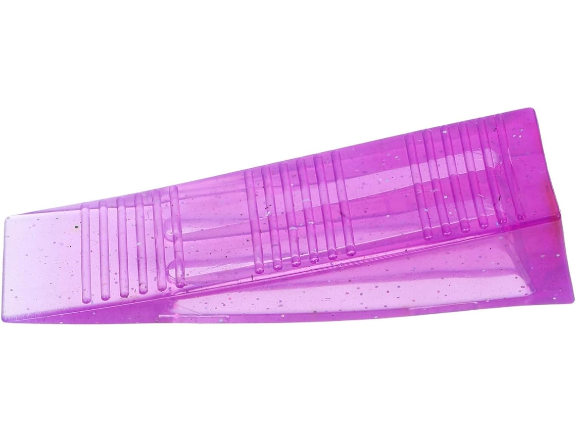 Batente De Porta Flexível Em Pvc Roxo, Design À Prova De Vento E Resistente A Arranhões Para Segurança Doméstica