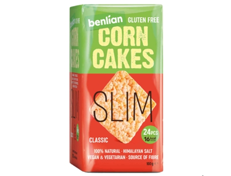 Tortitas de Milho Slim Natural Sem Glúten BENLIAN