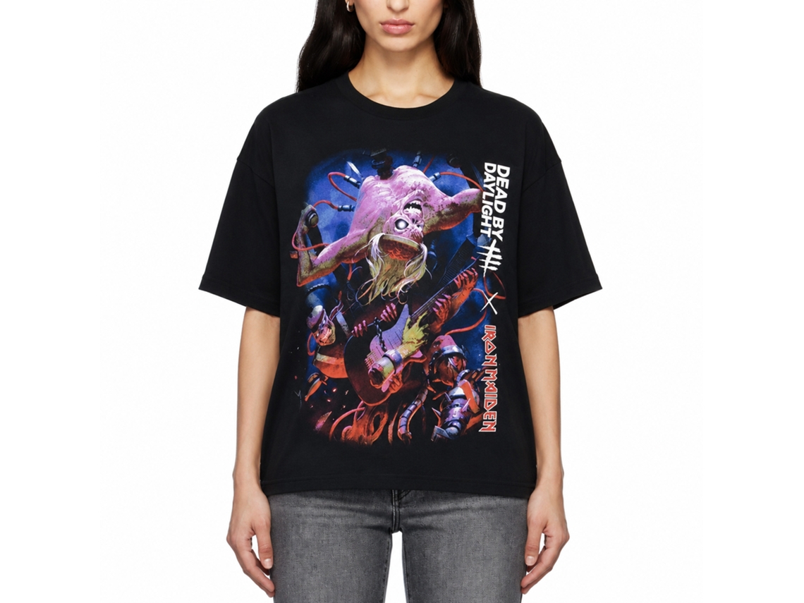 Iron Maiden X Dead By Daylight Monster Eddie T-shirt Classic Unisex Adults Size:l