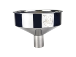 Funil De Aço Inoxidável 20cm Largura Para Uso Na Cozinha, Com Design Sem Emendas Para Líquidos E Produtos Secos