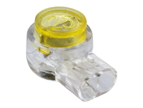 Conectores De Junção Klauke Conjunto De 10 Baixa Tensão Amarelo 0.4/0.65mm²