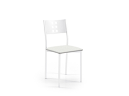 Cadeira de Cozinha Brancazamora 38x86x47cm Michigan Snow FANMUEBLES