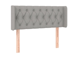 Headboard, Headboards Vidaxl Cinzeto Tecido (93 X 16 X 78/88 Cm)