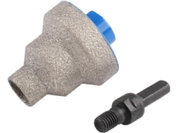 Broca Escalonada M10 (10 Mm) Com Canal Reto Para Azulejo, Mármore, 20-35-50