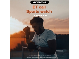 Reloj inteligente Lokmat Attack 3 con llamadas Bluetooth, monitor de ECG, IP68, pantalla AMOLED, compatible con Android e iOS | S/MARCA