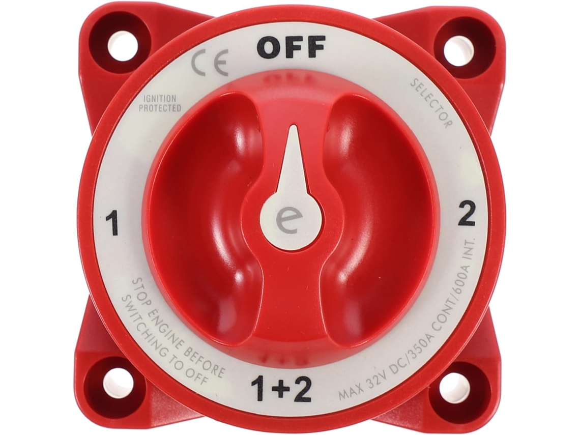 Interruptor De Bateria Para Corte De Energia E Desconexão Da Bateria Em Veículos E Barcos.