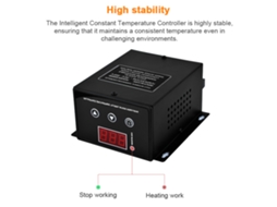 Controlador De Temperatura Inteligente Lcd Ajustável Com Controle Duplo Manual E Automático