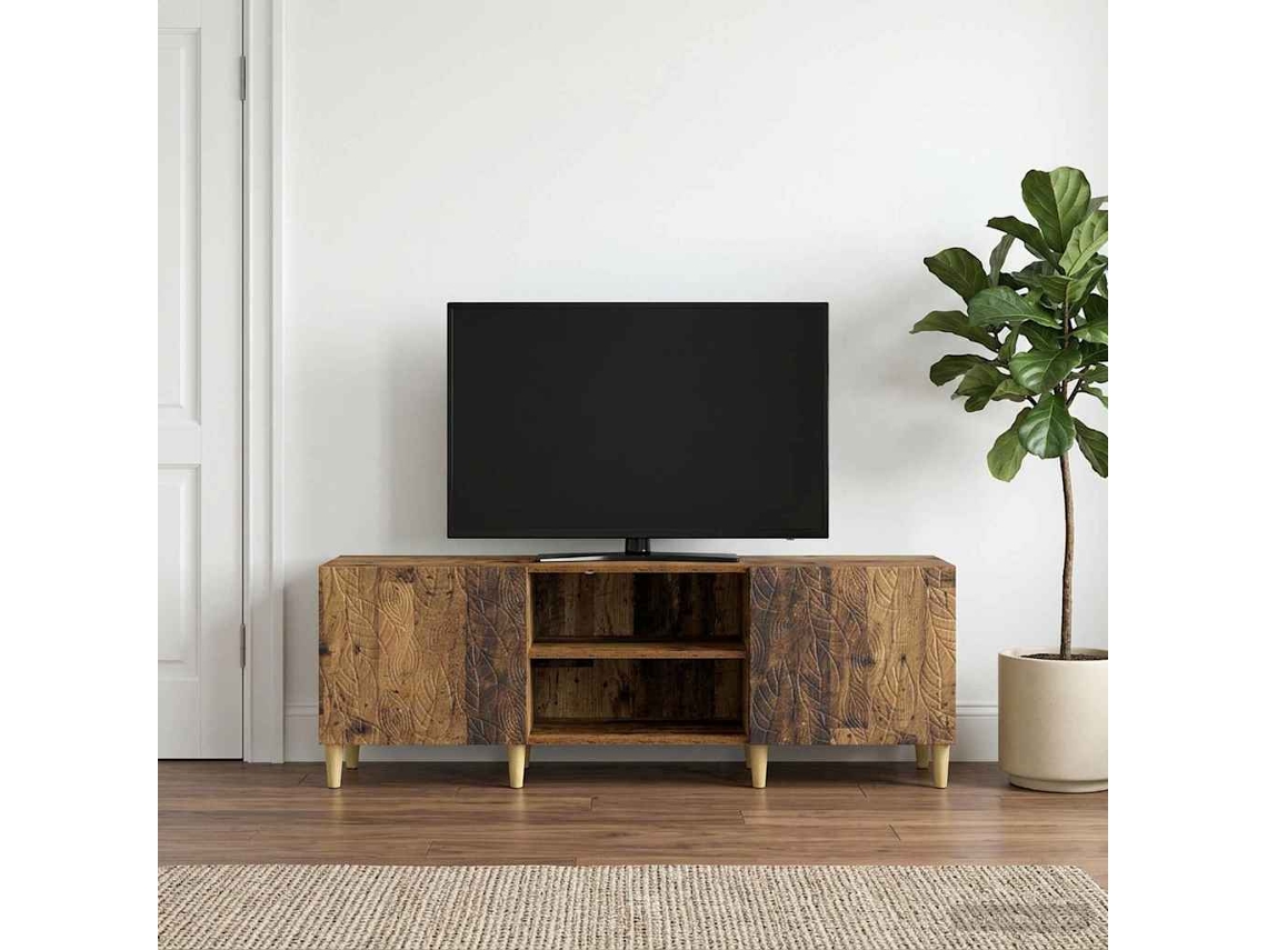 Vidaxl Gabinete Para Tv 150 X 31 X 50 Cm Madeira Antiga