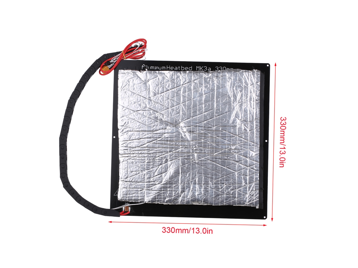 Placa De Calentamiento Mk3 Para Impressora 3d 24v, Placa De Aluminio 330*330*3mm, Compatible Con X5sa/x5sapro