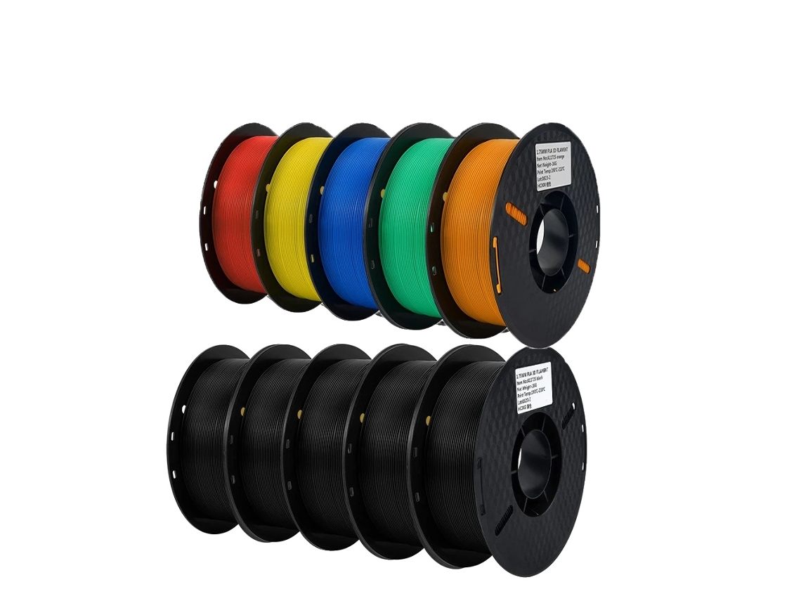 Filamento Pla, Para Impressora 3d, Diã¢metro De 1,75mm, Rolo De 1kg, 10kg Pla Mix B Oem