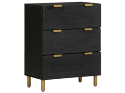 Sideboard, Sideboards Vidaxl Preto Madeira Processada