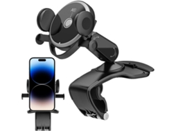 Suporte Para Celular Veicular, Rotação De 360°, Fixação Antiderrapante
