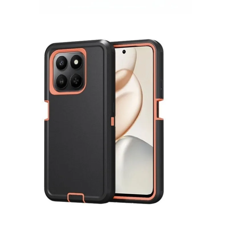 Capa Protetora À Prova De Choque (preta/laranja, Honor 9 Lite)