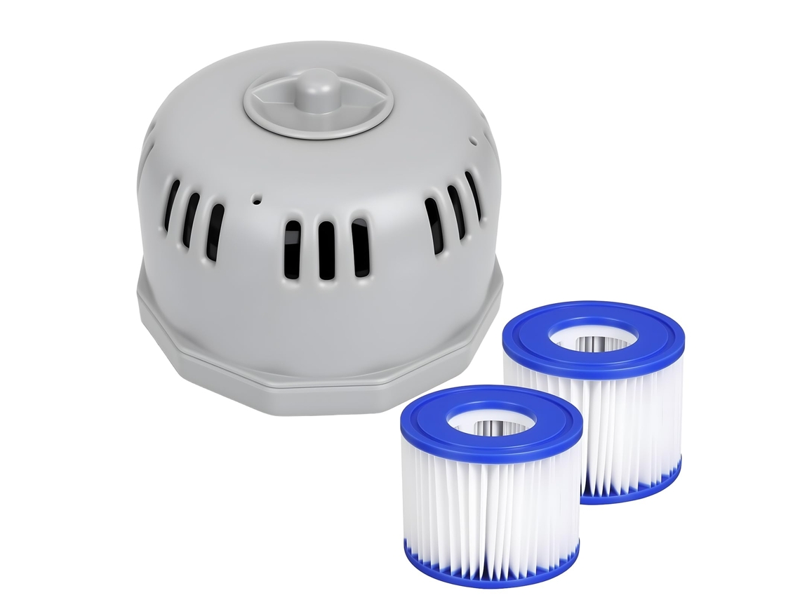 Kit De Filtro Para Spa Colemancontém 2 Elementos Filtrantes Tipo Vi Para Lay Z Spa Zeuxo
