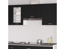 Conjunto 1 Armazenamento De Cozinha Vidaxl Preto Derivados De Madeira (60 X 31 X 40 Cm)