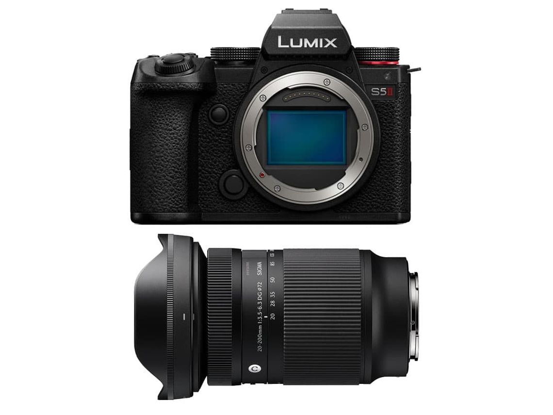 Panasonic Lumix S5 II + Lente Sigma 20-200mm F/3.5-6.3 Contemporary