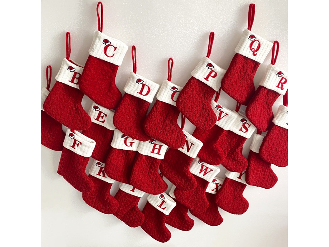 Meias De Natal (bordadas Para Crianças, Doces E Presentes) Eoocoo