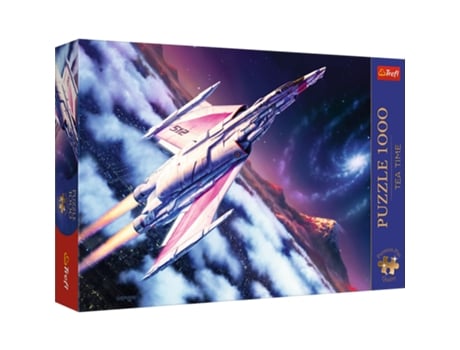 Puzzle 1000 Premium Plus Hora Do Chá Voo Espacial Trefl 12075 Trefl Puzzle